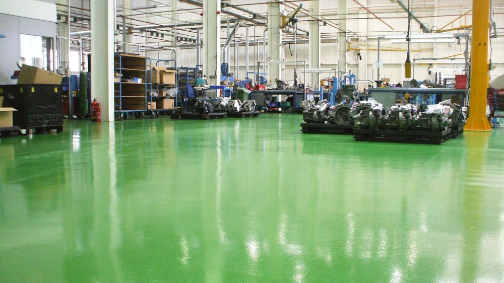 Automotive-Remanufacturing-Facility-Resin-Flooring