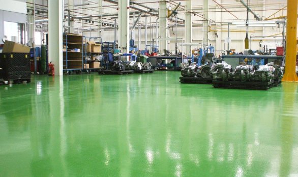 Automotive-Remanufacturing-Facility-Resin-Flooring